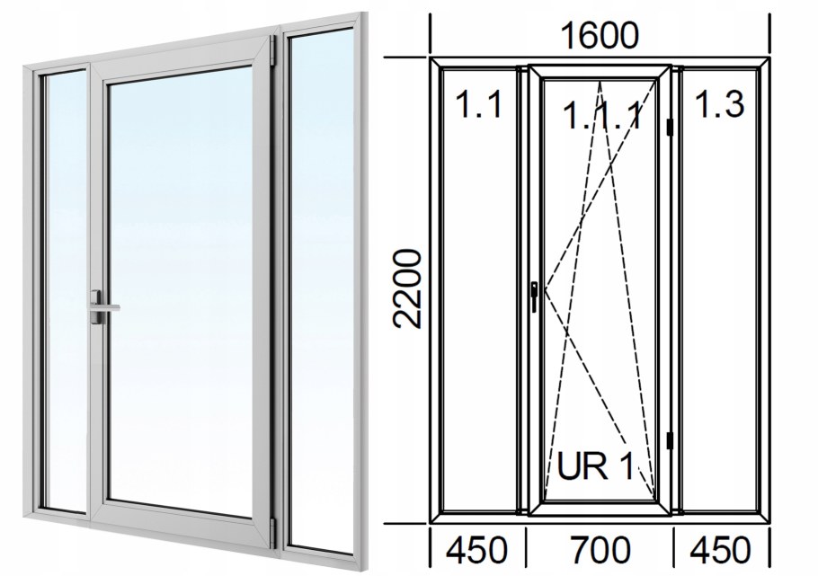 Исполнительная схема на монтаж окон ПВХ