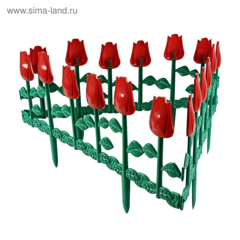 Ограждение клумб на даче