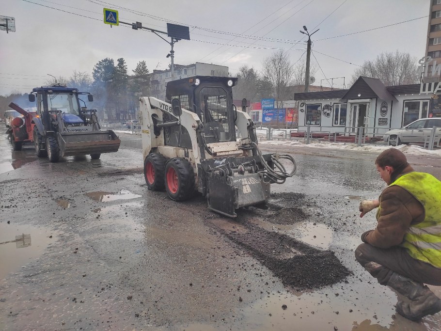 Укладка асфальта