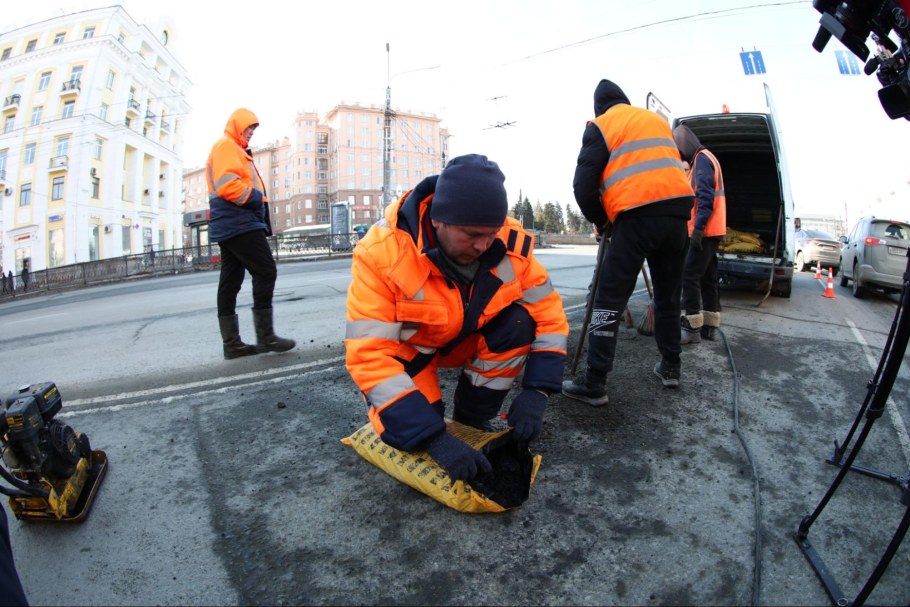 Укладка асфальта
