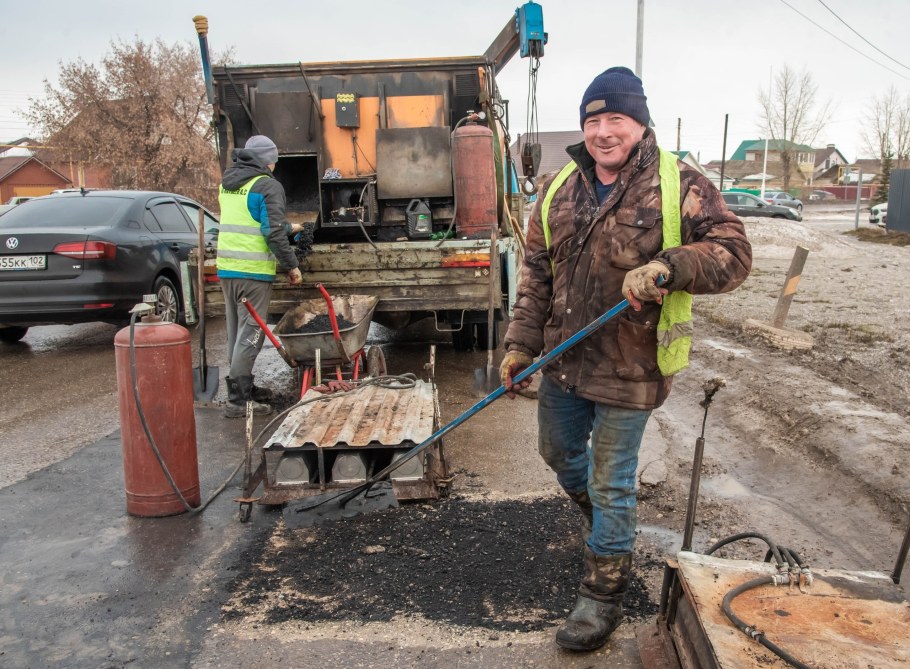 Машина для асфальтирования дорог