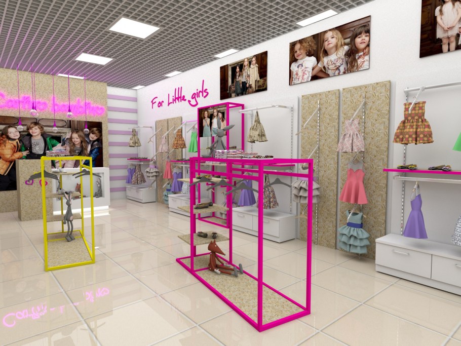 Интерьер детского магазина