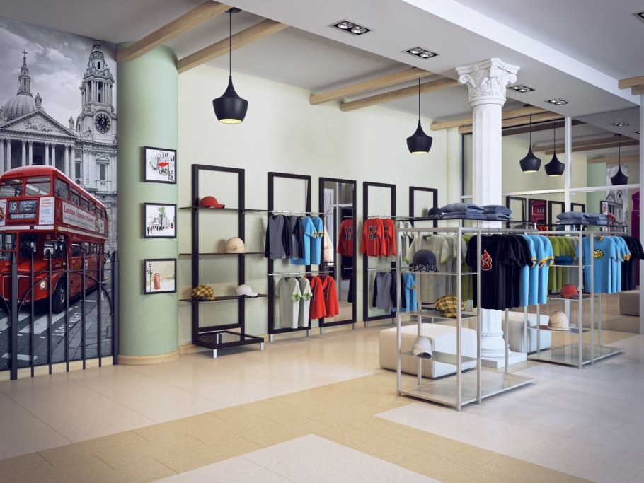 Креативный дизайн магазина