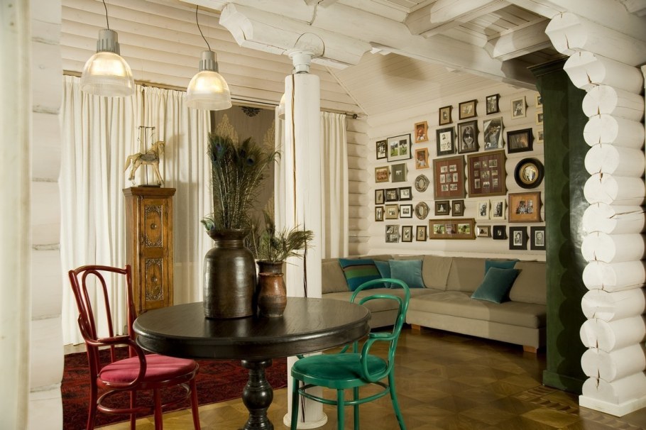 Интерьер дачного дома