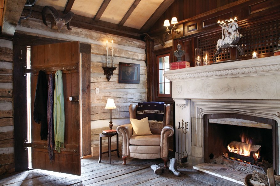 Комната в деревенском стиле