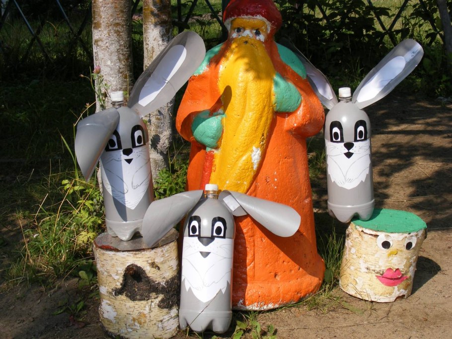 Поделка из полена для детского сада