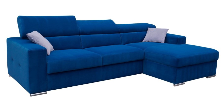 Диван угловой деми Макс Blue