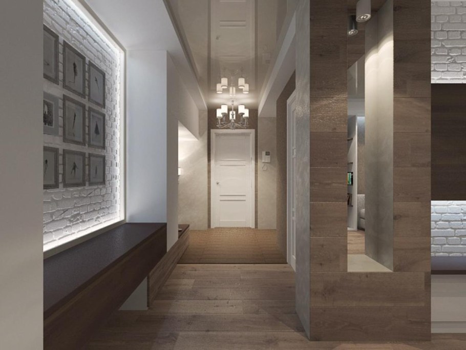 Прихожая до и после