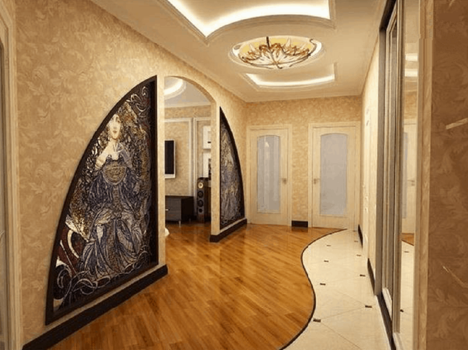 Евроремонт коридора в квартире