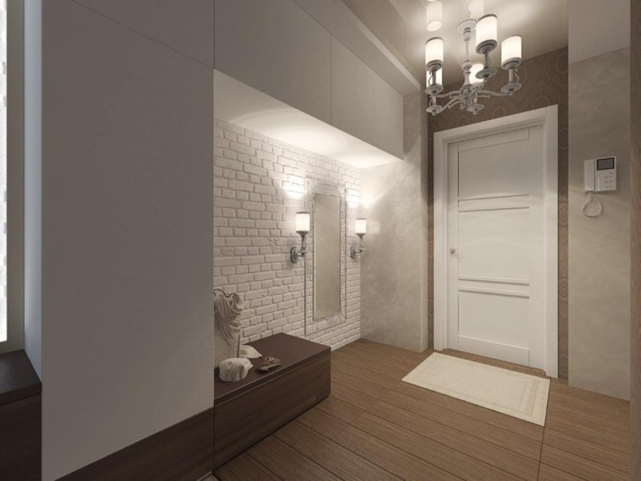 Ремонт прихожей до и после