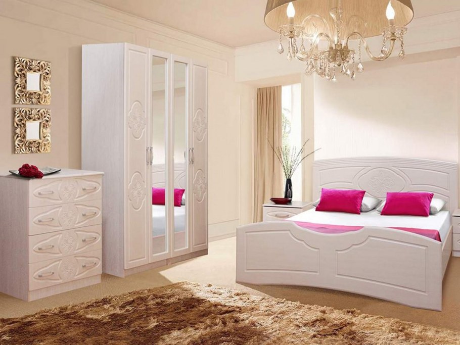 Монако спальня Пинскдрев серый