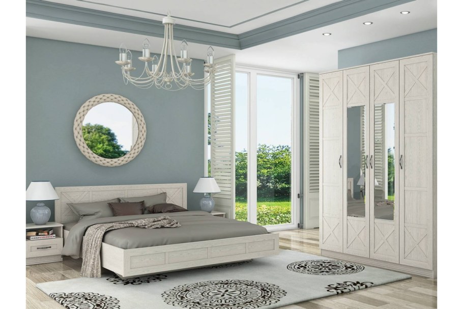 Спальня Треви белая Меридиан