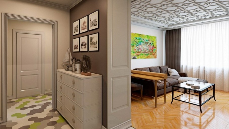 Интерьер трехкомнатной хрущевки