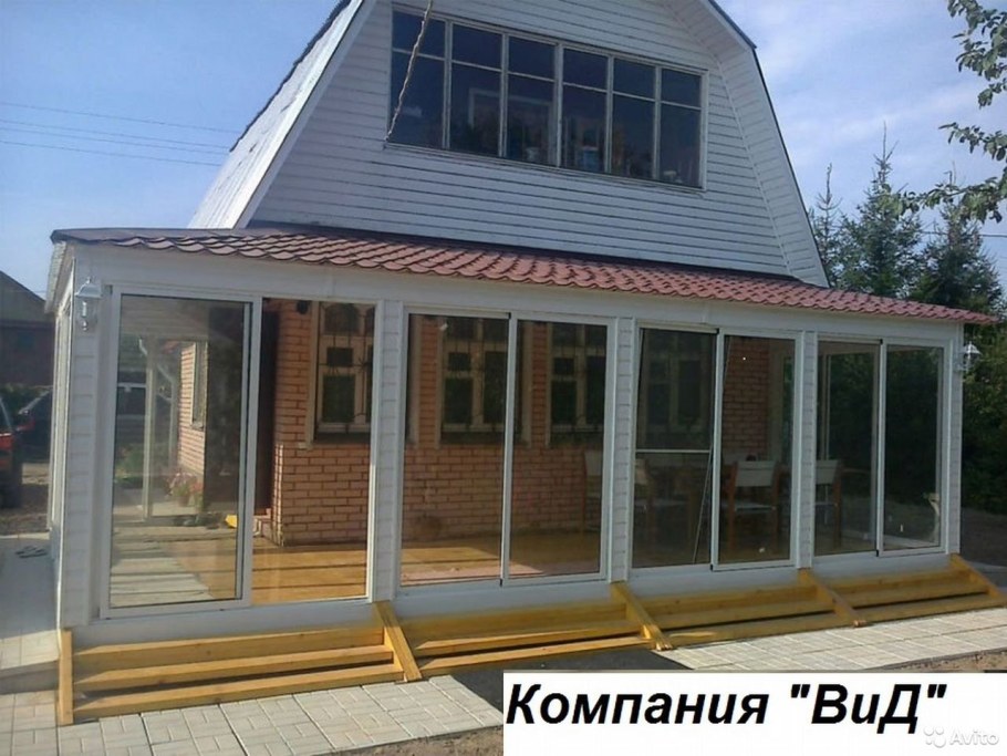 Застеклить террасу на даче