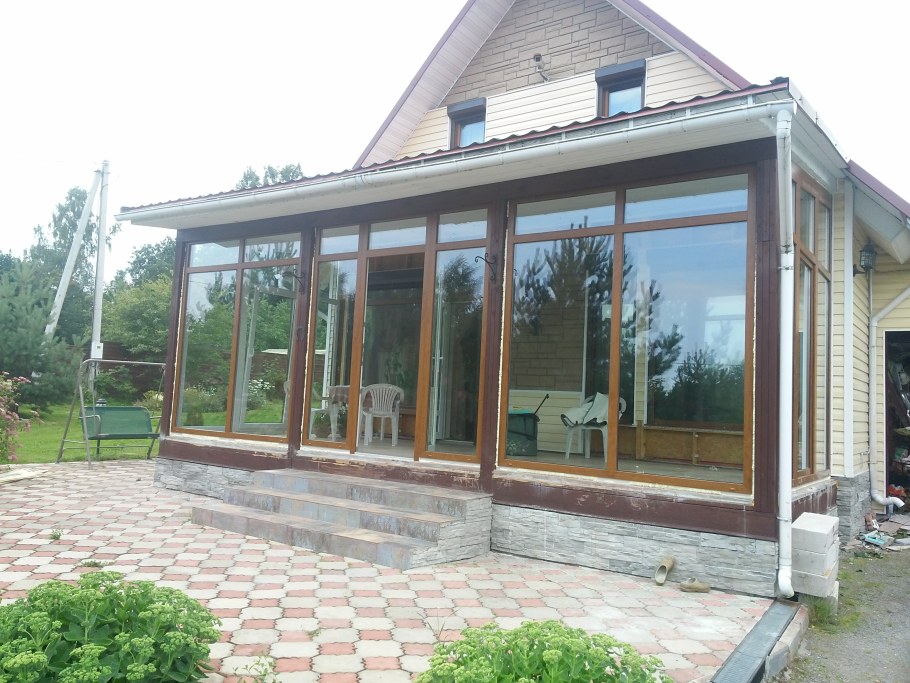 Slidors остекление веранды