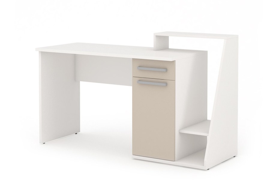Хофф стол компьютерный белый