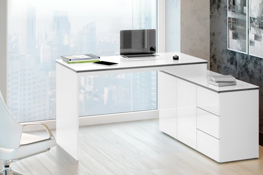 Стол письменный белый КСТ-110