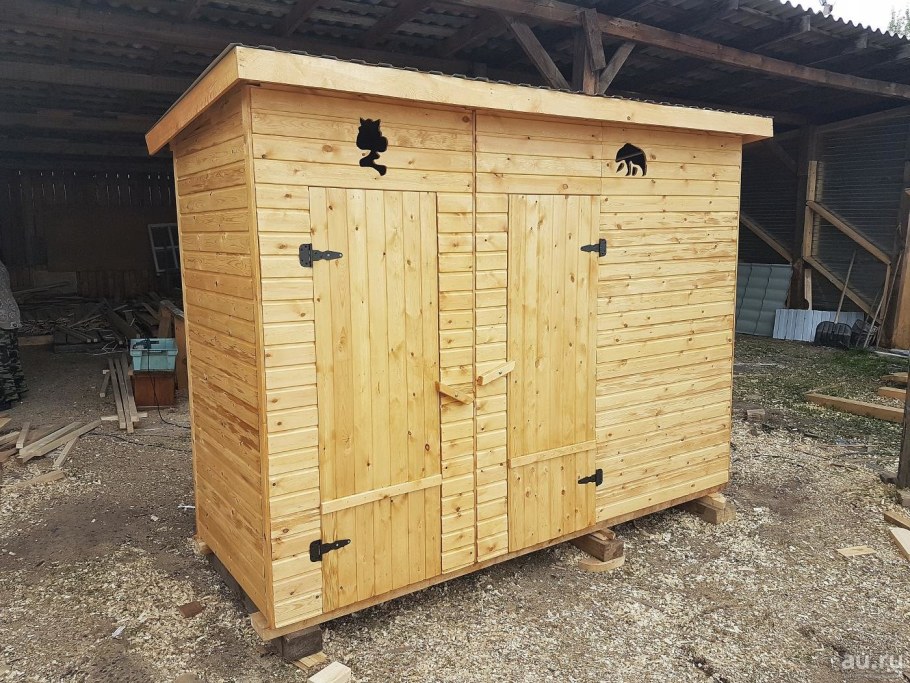 Туалет дачный 1х1.2