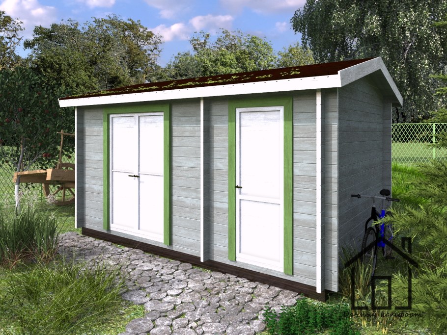 Туалет душ хозблок 1.5.15