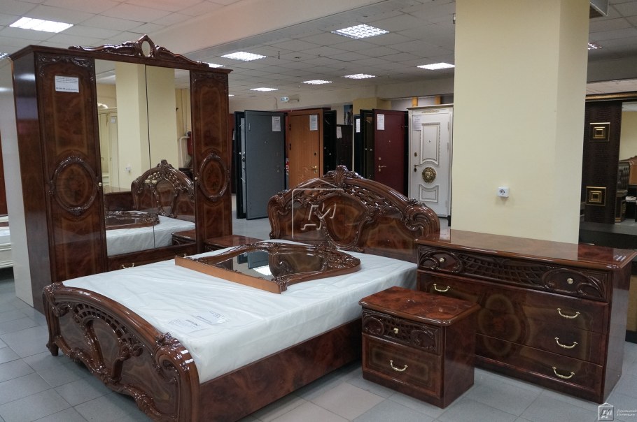 Спальня ясень шимо светлый и темный