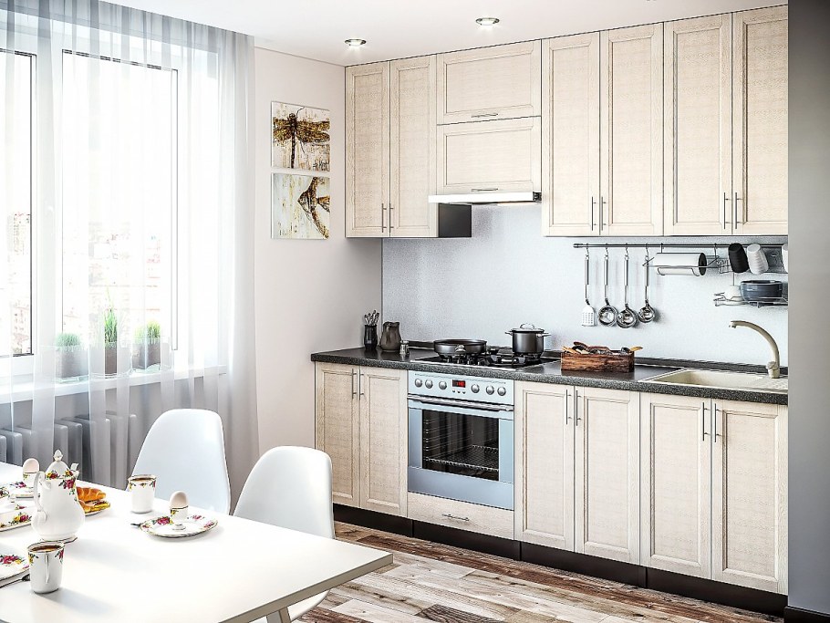 Кухня лофт-01 Wenge Veralinga