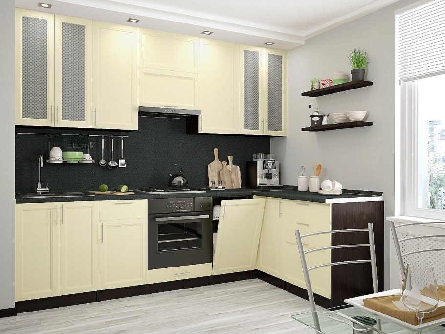 Кухня лофт-04 Wenge Veralinga