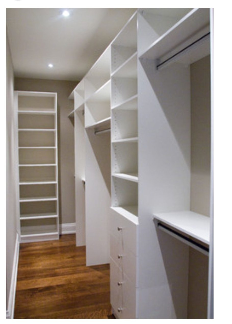 Гардеробная из кладовки