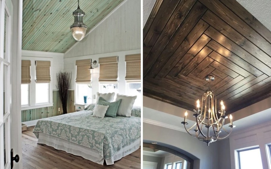 Деревянный потолок