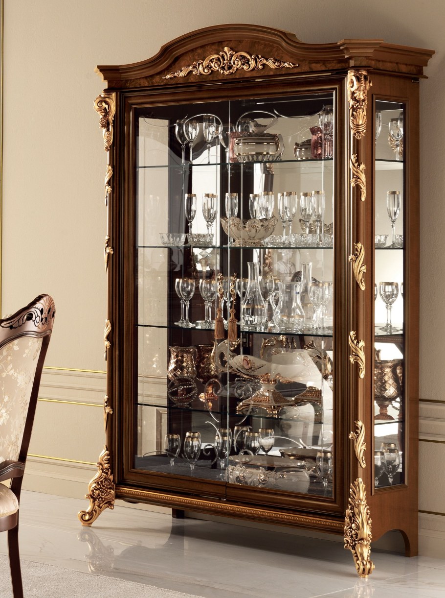 Ekaterina витрина 4-дверная в стиле Барокко,