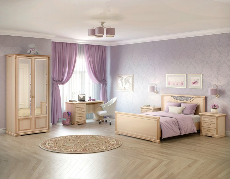 Миасс мебель Джоконда спальня крем