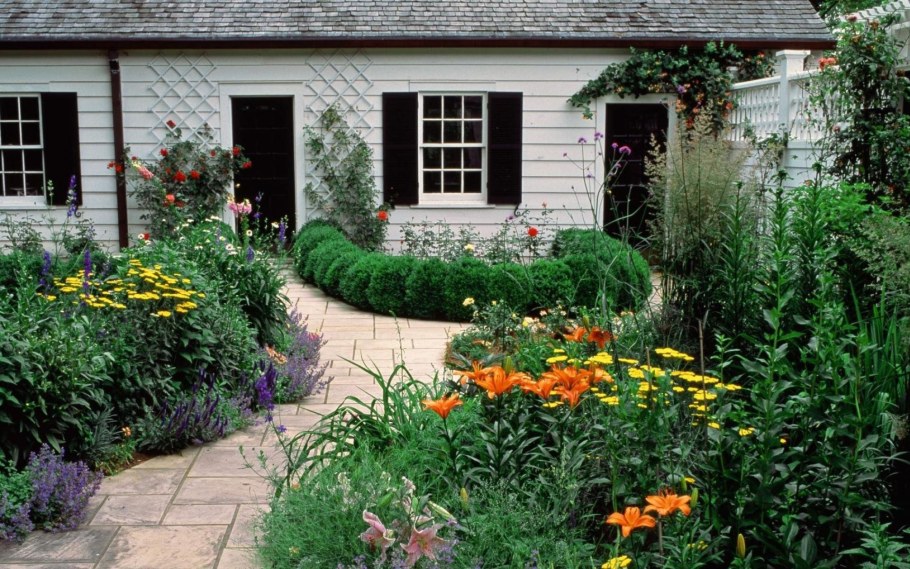 Палисадник в стиле Кантри