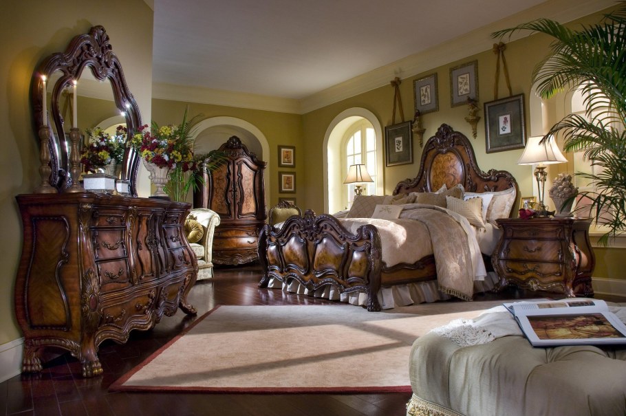 Кровать: Michael Amini кровать Cortina