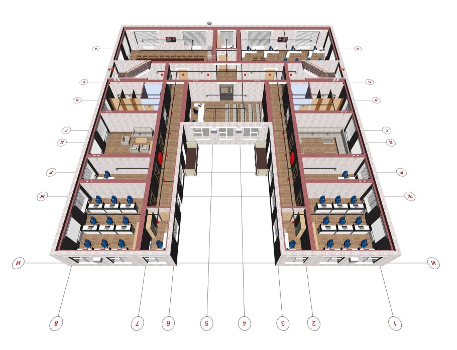 Внутренняя планировка зданий