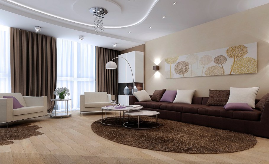 Интерьер гостиной комнаты