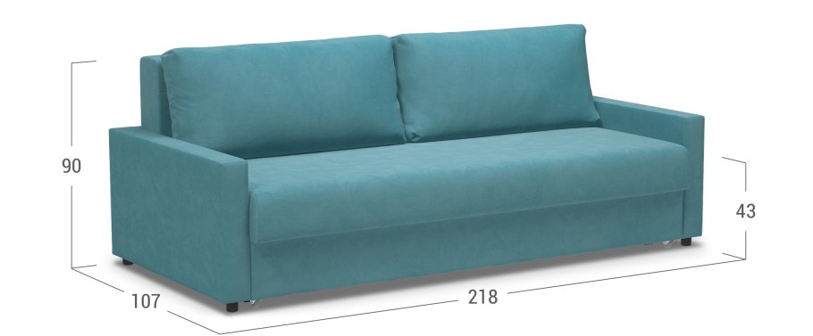 Диван металлокаркасный еврокнижка