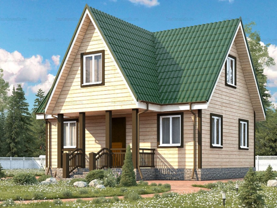 Дом из профилированного бруса 6х9