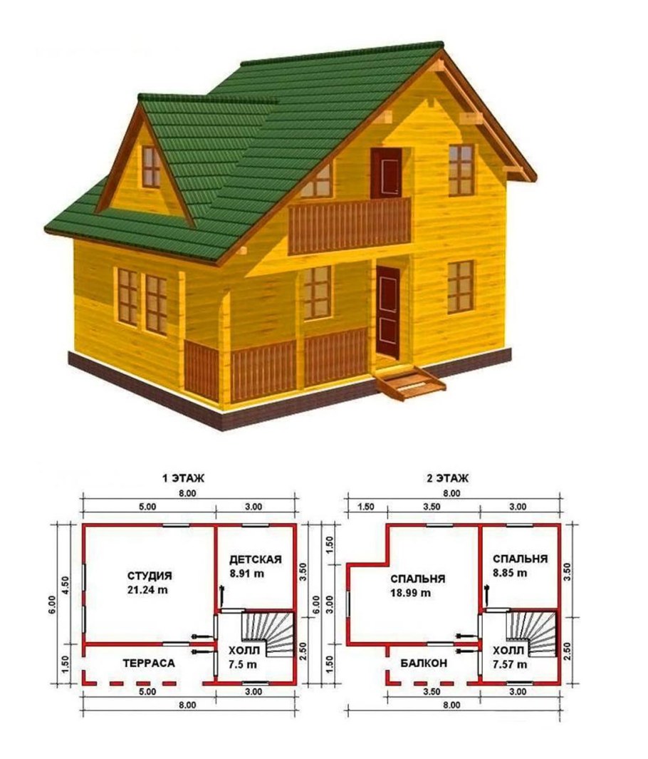Дом из бруса