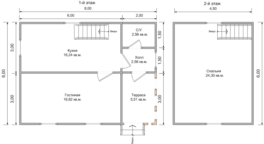 Каркасный дом 6х6 с мансардой проекты