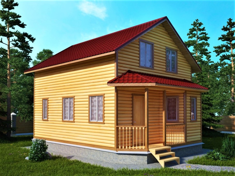 Дом из профилированного бруса 6х9