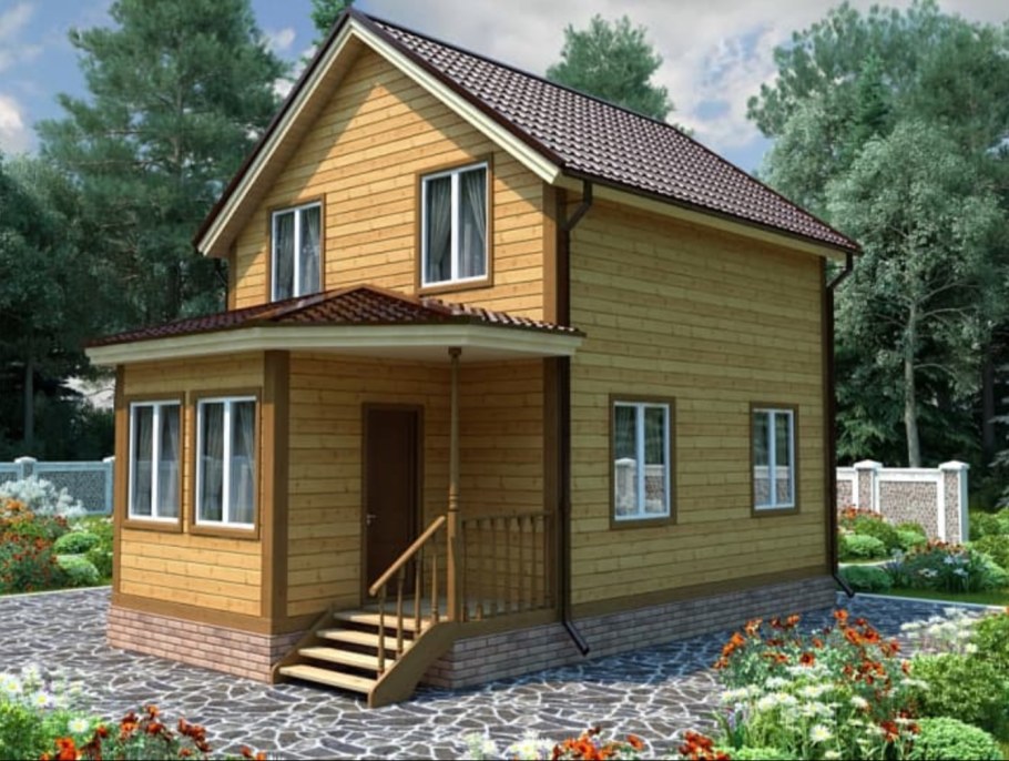 Дом из профилированного бруса 6х9