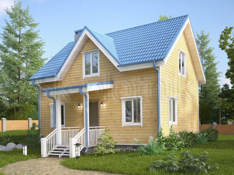 Каркасный дом 6х8