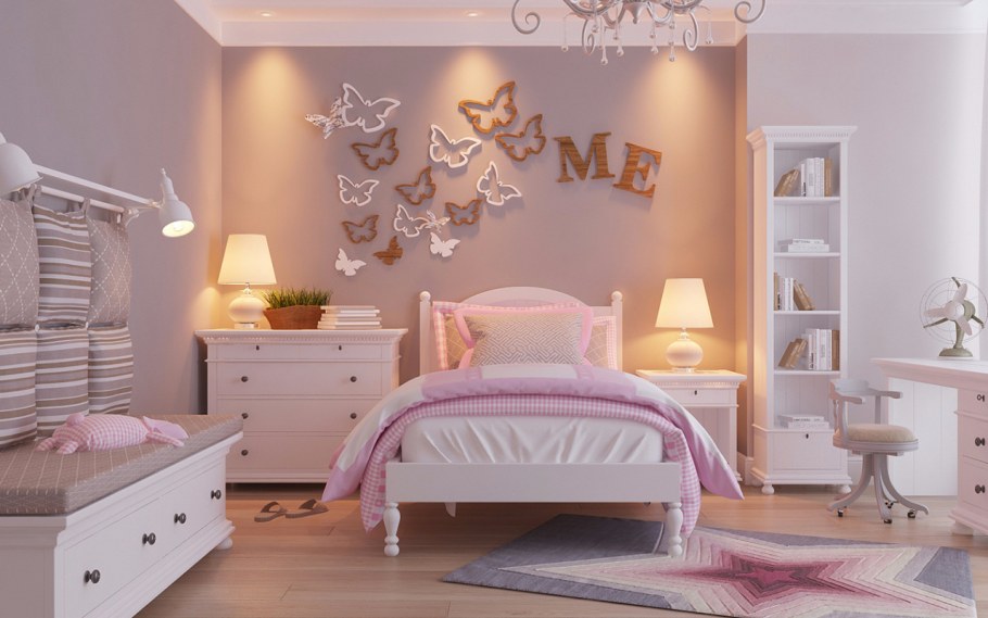 Комнаты для девочек подростков