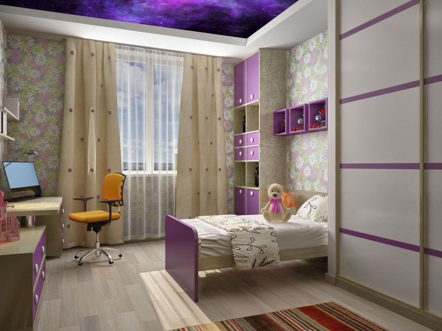 Интерьер детской комнаты девочке 7 лет