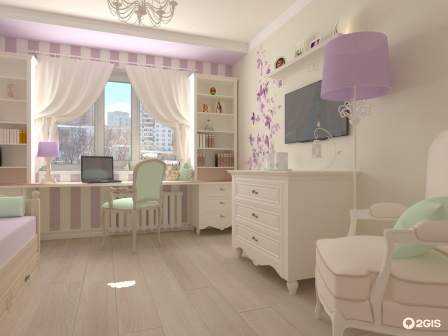 Детские комнаты для девочки школьницы