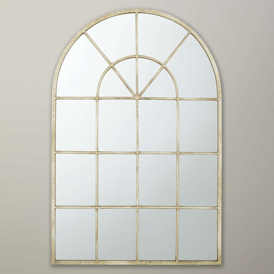 Зеркало arched Windowpane Palladian Mirror