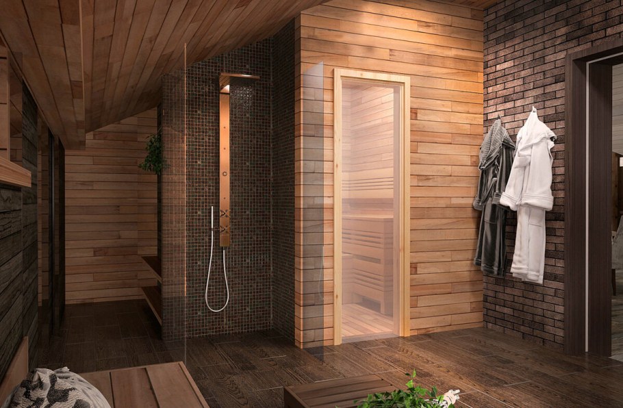 Душевая в бане