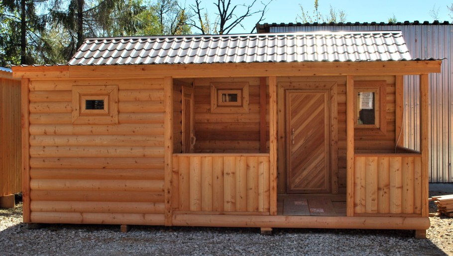 Баня и хозблок