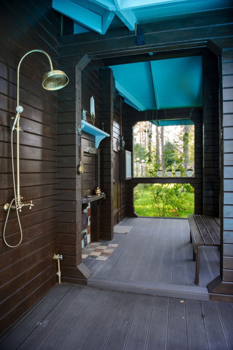 Душевая с верандой