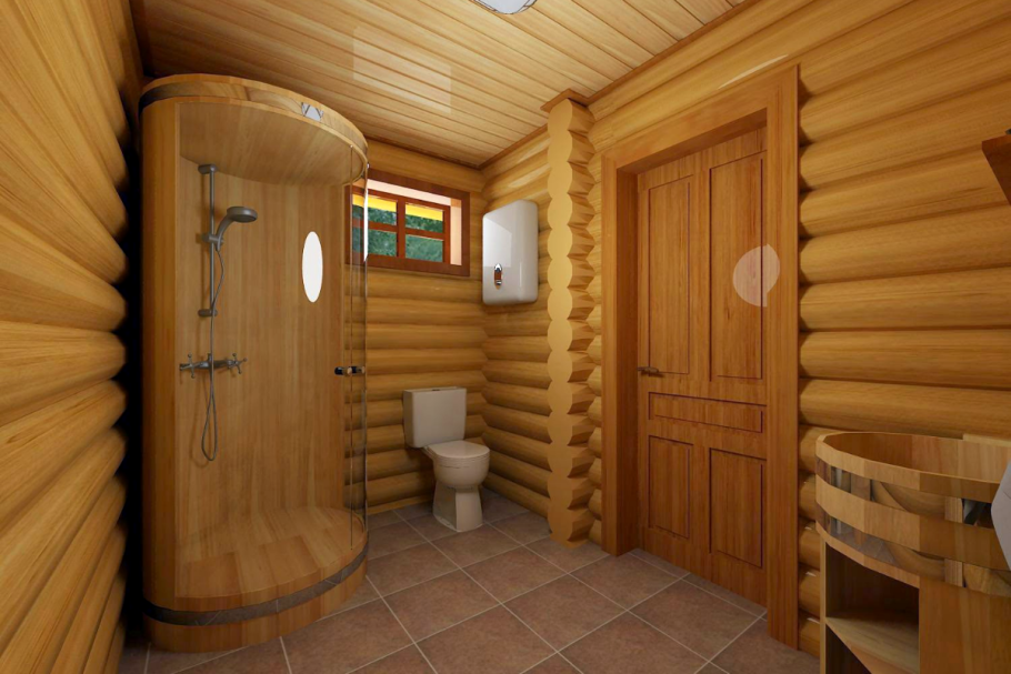 Моечная и помывочная в бане интерьер