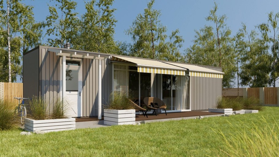 Домик из вагончика